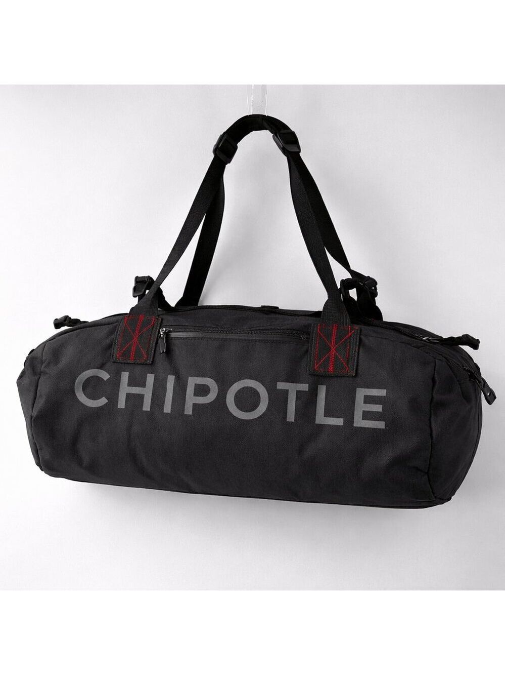 Chipotle Logo Duffel Bag Black Gym Travel Yoga Weekender Lightweight